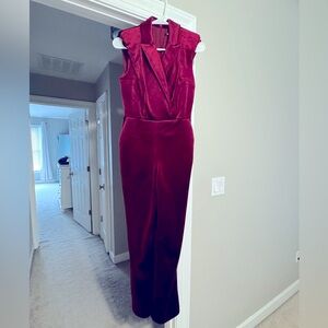 Express Velvet jumpsuit size 2 - Like New